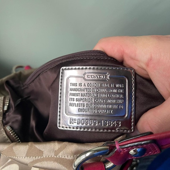 y2k 2000s Coach Poppy Sportlight shoulder bag / handbag main image 4
